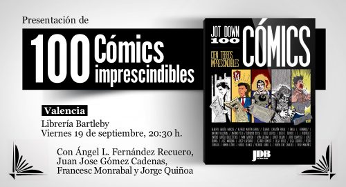 Presentación «100 cómics imprescindibles» en Valencia