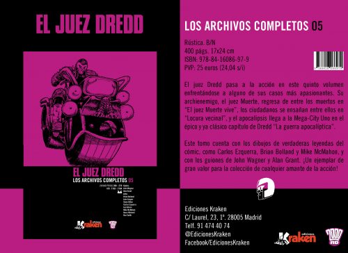 Novedades Kraken: Juez Dredd. Archivos completos 05‏