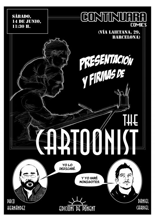 Presentación de The Cartoonist en Barcelona