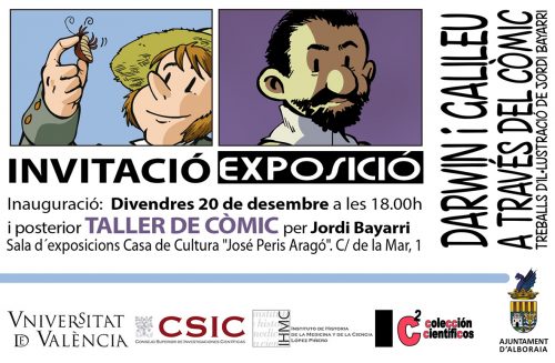 Exposición “Darwin y Galileo a través del cómic” en Alboraia