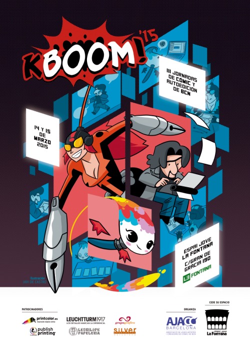 Vuelven las jornadas KBOOM! de cómic y autoedición de Barcelona