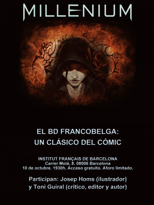 Presentación del cómic Millenium y conferencia sobre el BD en el Institut Français de Barcelona‏