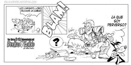 La tira Friki dominical de Pedro y Lobo: ¡Échame un Cable!