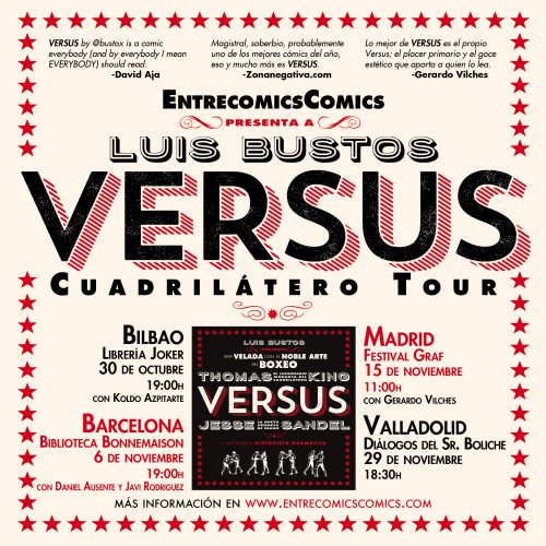 Presentaciones de VERSUS en Bilbao, Barcelona, Madrid y Valladolid‏