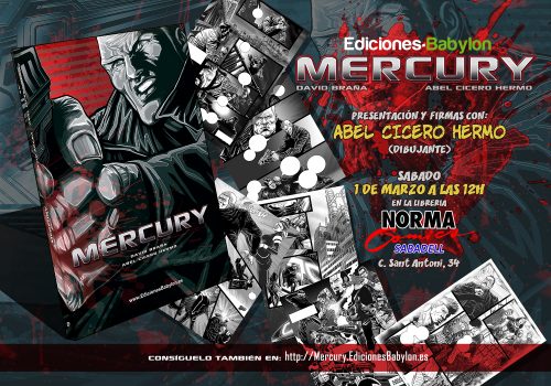 Presentación y firmas de “Mercury” en Norma Comics Sabadell‏