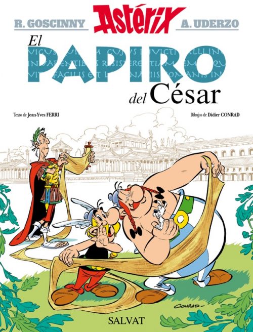 Desvelada la portada de “El papiro del César”