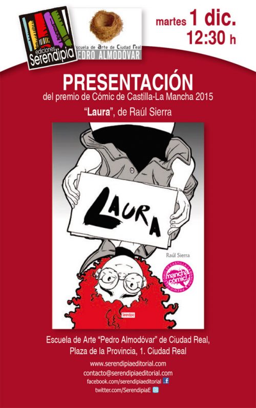 Presentación Cómic “Laura” – Premio del Cómic de CLM 2015‏