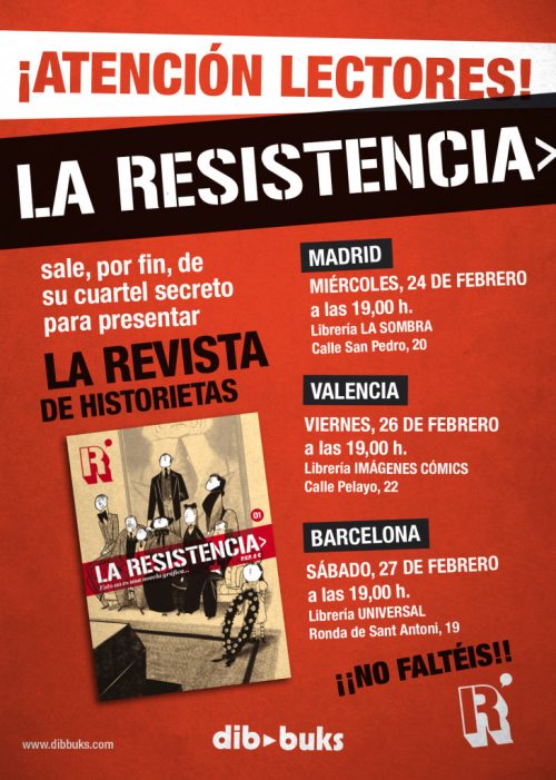 Lanzamiento y presentación de la revista La Resistencia‏