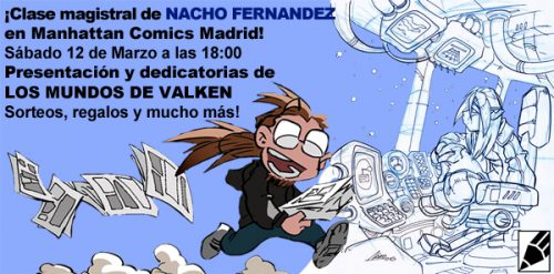 Nacho Fernández ofrecerá una clase magistral en Manhattan Comics Madrid‏