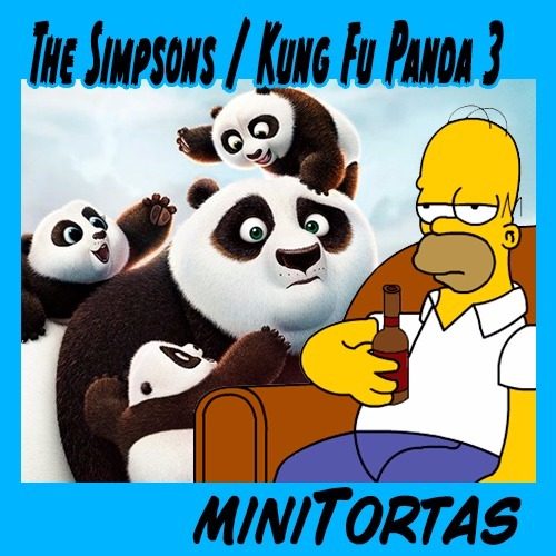 miniTortas: Los Simpsons y Kung Fu Panda 3