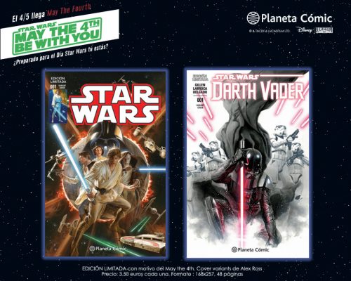 Reediciones de Star Wars y Darth Vader 1 para el May the 4th