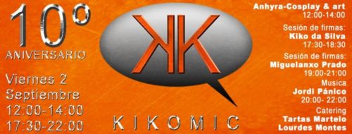 Kikomic cumple 10 años