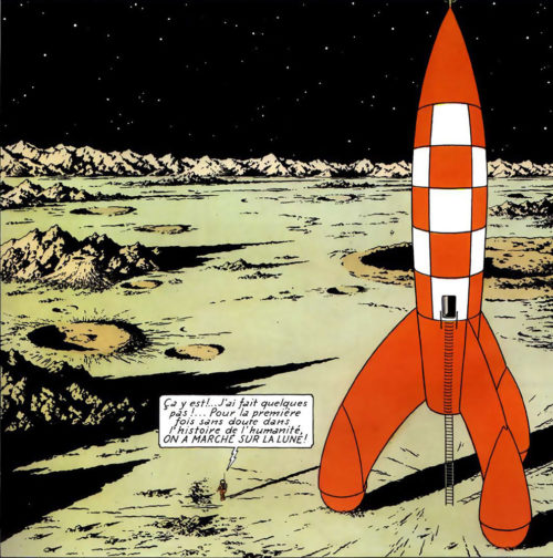 Tintin Cohete Reto Pensadores XVII Lamastelle