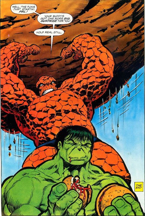 hulk vs the thing