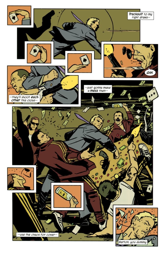 Marvel Integral Ojo de Halcón de Matt Fraction y David Aja pg1