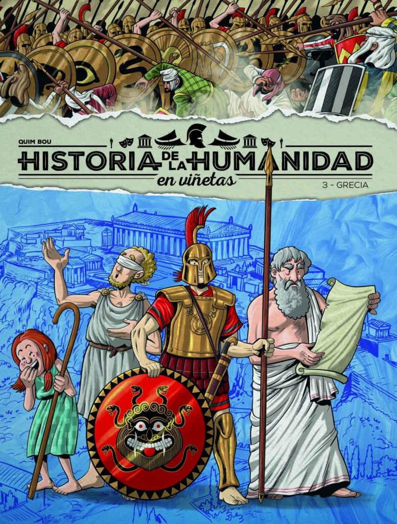Novedad Espiral Ediciones junio 2022 - Historia de la Humanidad en viñetas 3 - Grecia