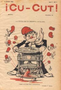 Una exposición recuerda el centenario de la desaparición de la mítica revista satírica Cu-Cut!‏