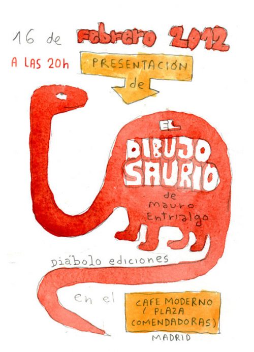 Presentación de El Dibujosaurio de Mauro Entrialgo en Madrid