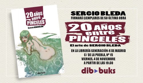 Presentación en Madrid de 20 AÑOS ENTRE PINCELES