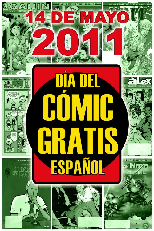 Llega el 2ª Día del Cómic Gratis Español, el próximo 14 de Mayo de 2011