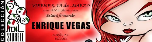 Agenda: Sesión de firmas de Enrique V. Vegas en Bilbao