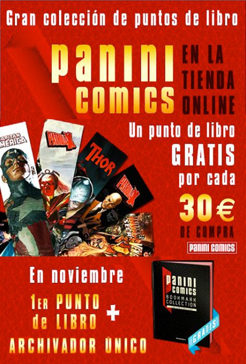 Marcapáginas de Panini Comics