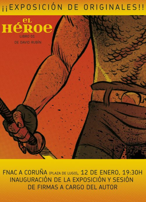Exposición de originales de El Héroe en Fnac A Coruña‏