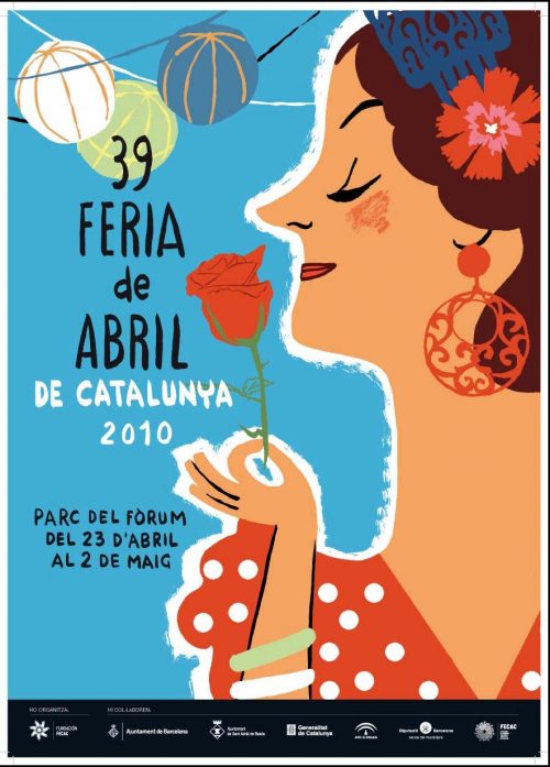 Miguel Gallardo diseña el cartel de la Feria de abril de Barcelona