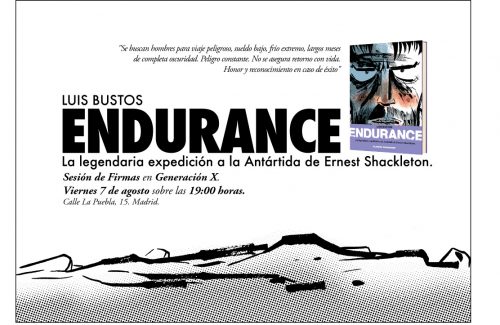 Sesión de firmas Endurance - Luis Bustos