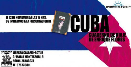 Presentación en Zaragoza de «Cuba. Cuaderno de Viaje»