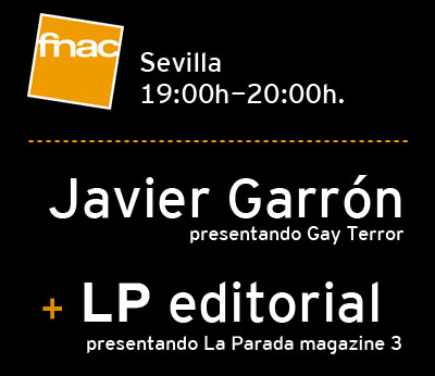 Javi Garrón y La Parada magazine en Fnac Sevilla