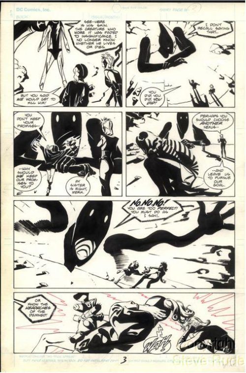 Venta de originales de Steve Rude en ebay