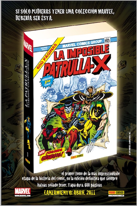 Nueva entrega Marvel Gold: La Imposible Patrulla-X 1‏