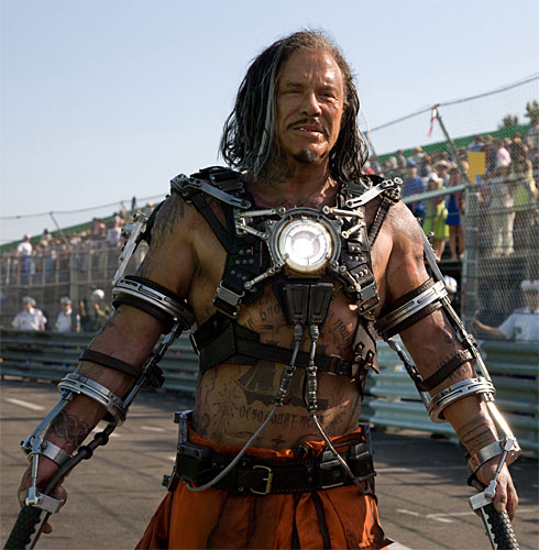 Primera imagen de Mickey Rourke interpretando a Whiplash en Iron Man 2