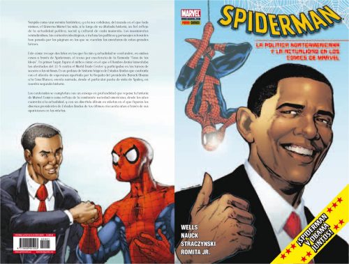Spiderman y Obama, juntos