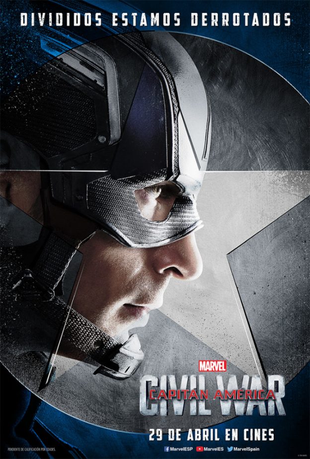 Nuevos posters de personajes de Capitán América: Civil War