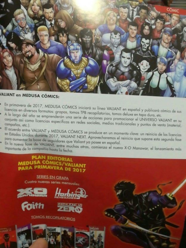 Medusa Comics editará Valiant en España a partir de 2017