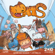 Cats, juego de tablero de Cesar Gomez, ilustrado por José Fonollosa.