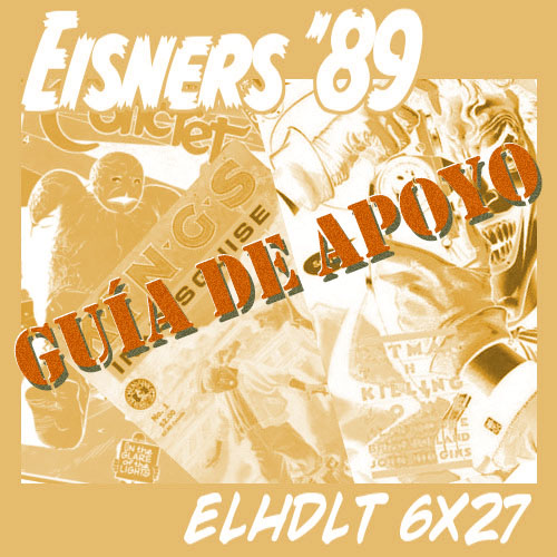 Podcast de ELHDLT: Guía de apoyo del podcast Premios Eisner 1989.
