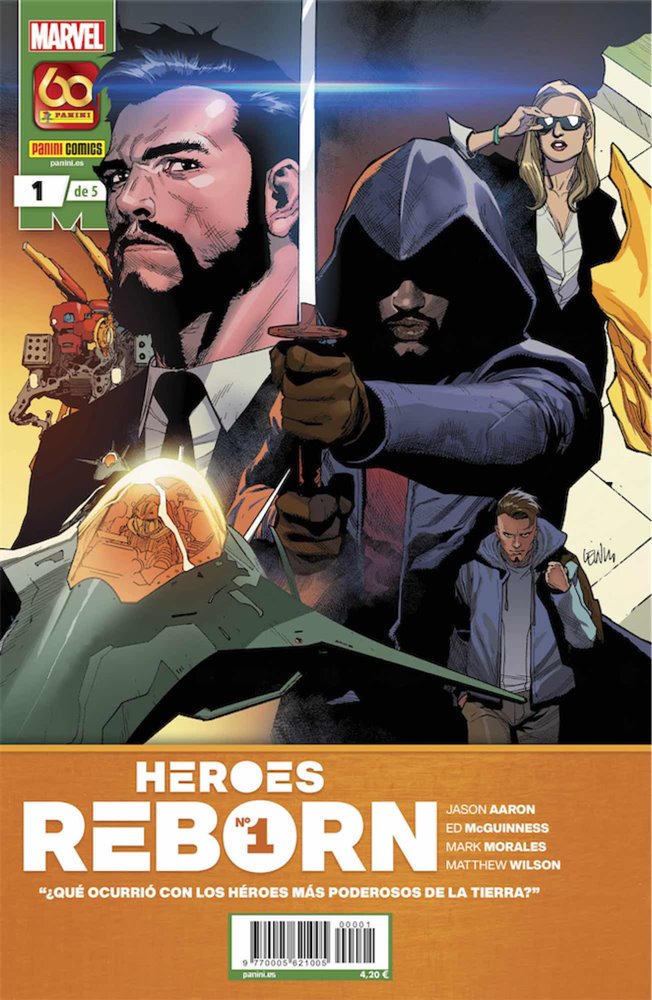 Heroes Reborn 1 a 5, de Jason Aaron y Ed McGuinness