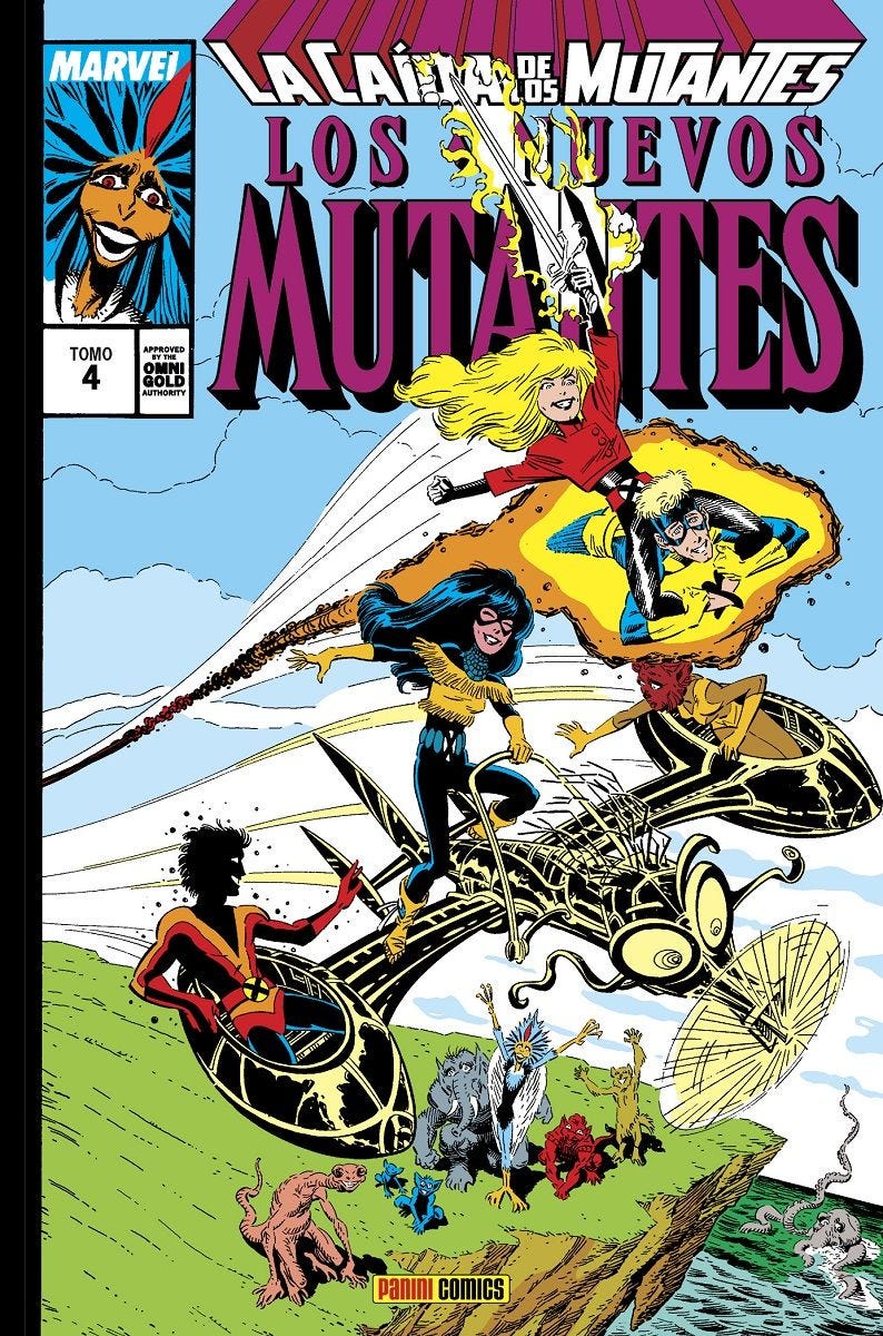 Marvel Gold Los Nuevos Mutantes 4. La caída de los mutantes