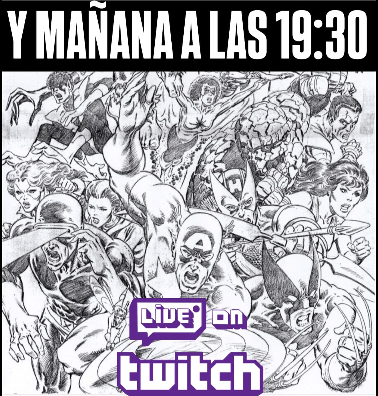 ELHDLT Twitch T03E25 Secretos Ocultos de los cómics (lápiz y tintas)