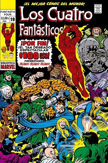 Biblioteca Marvel Los 4 Fantásticos 19