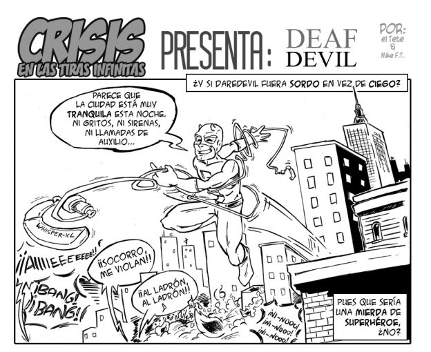 Crisis en las Tiras Infinitas: ¿Y si Daredevil fuera sordo en lugar de ciego?