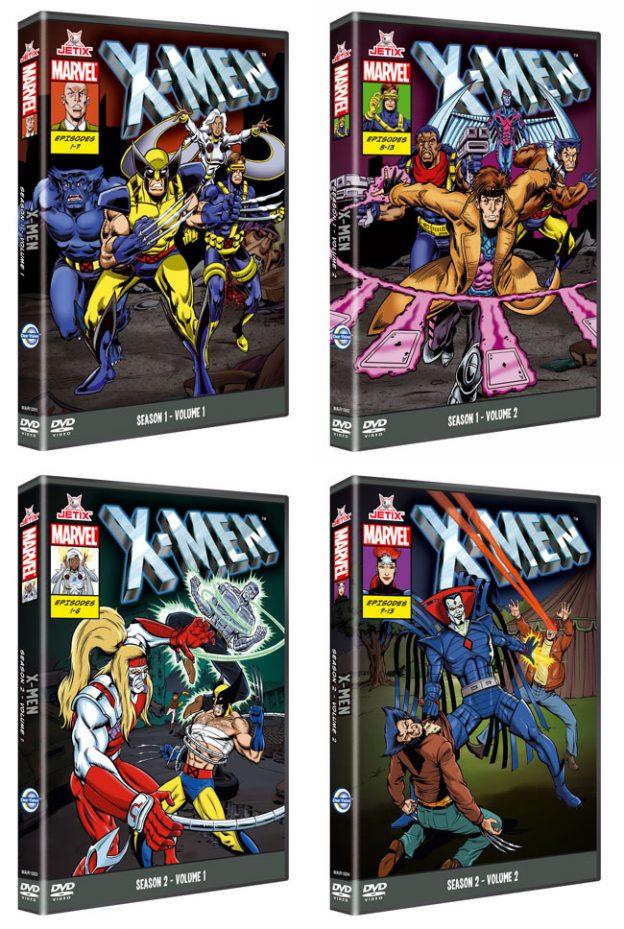 La serie de animación X-Men, recuperada en DVD